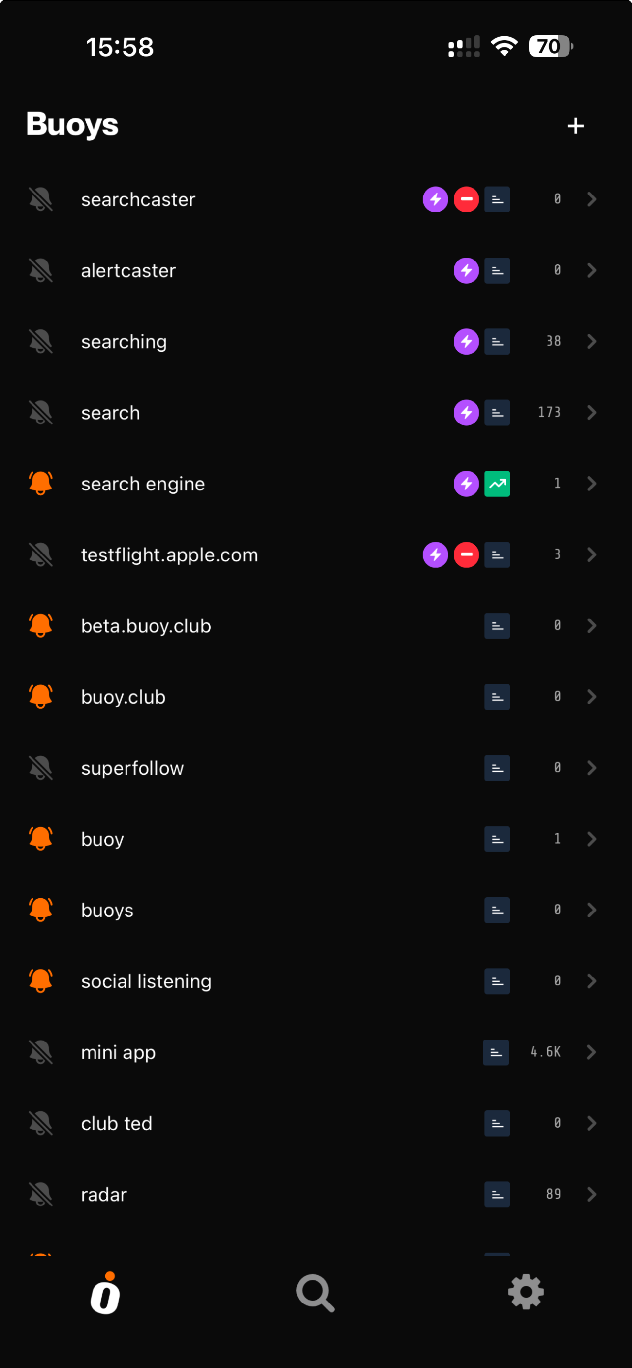 Buoy - Search Farcaster - Farcaster Mini Apps screenshot